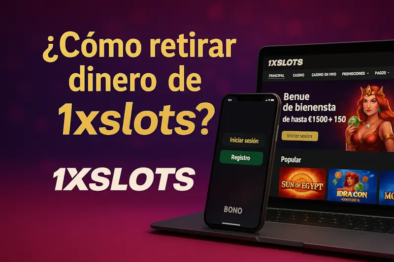 Cómo retirar dinero de 1xslots