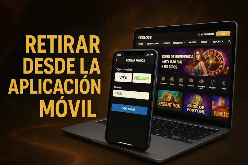 Retirar desde la aplicación móvil