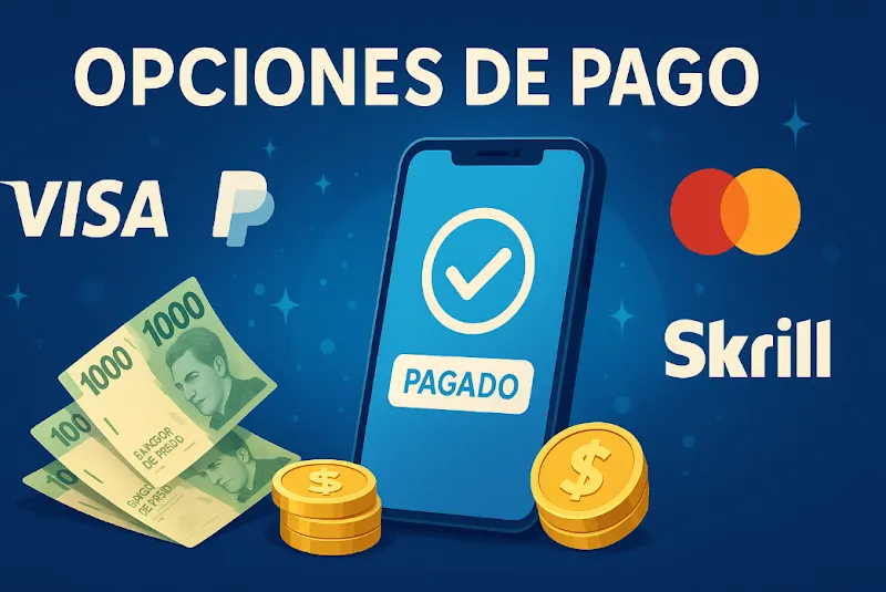 Opciones de pago en 1xSlots